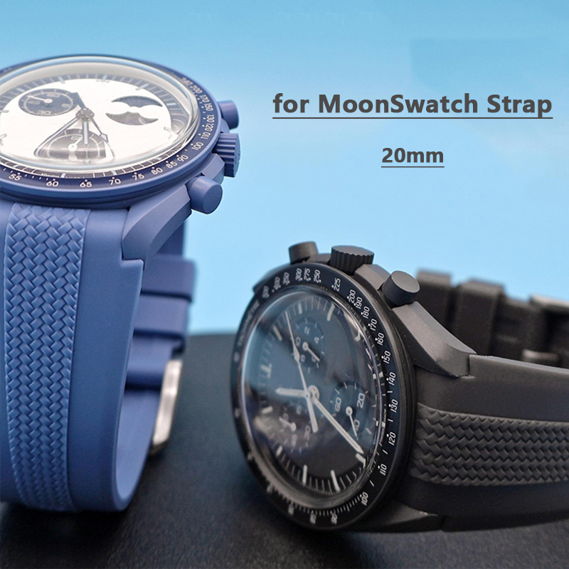 Rubber Strap for Swatch X Omeg - Omega Watch Speedmaster 评论和价格