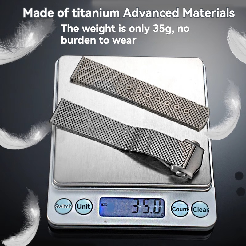 20mm Titanium strap for Omega  - Mesh Strap Metal 评论和价格