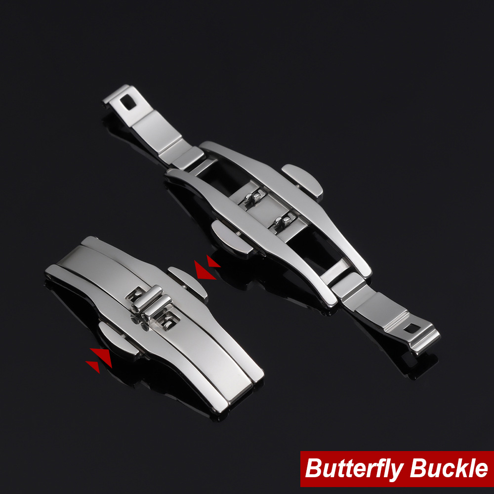 Watch Accessories Double Push  - Butterfly Clasp Deployant 评论和价格