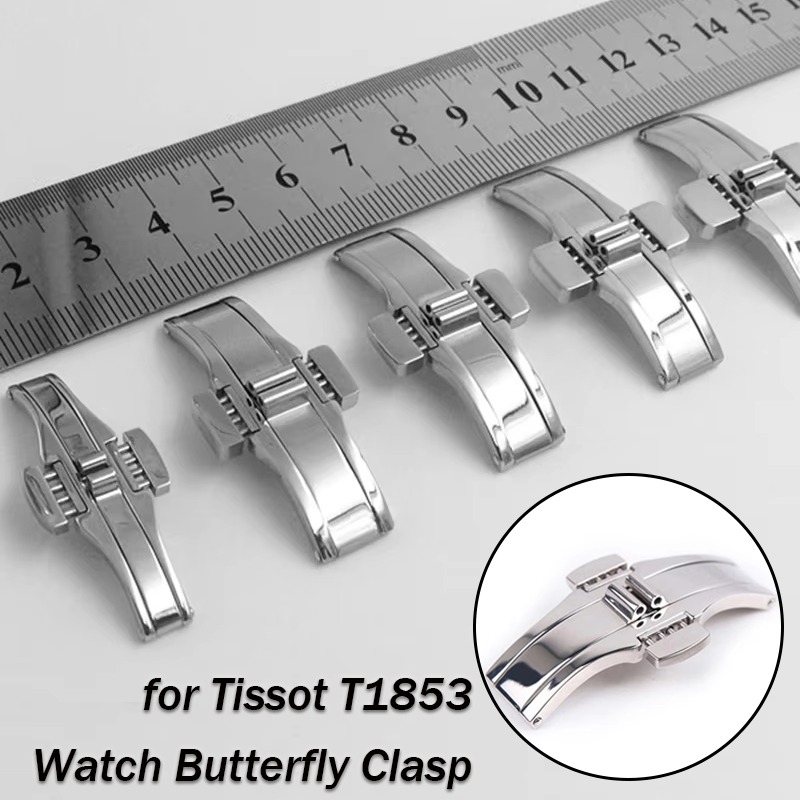 for Tissot T1853 Watch Band Bu - Butterfly Clasp Deployant 评论和价格