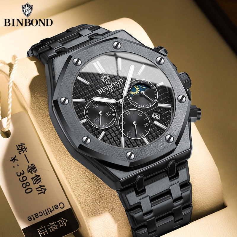 BINBOND Quality Men Watch Luxu - Rolex Watch Daytona 评论和价格