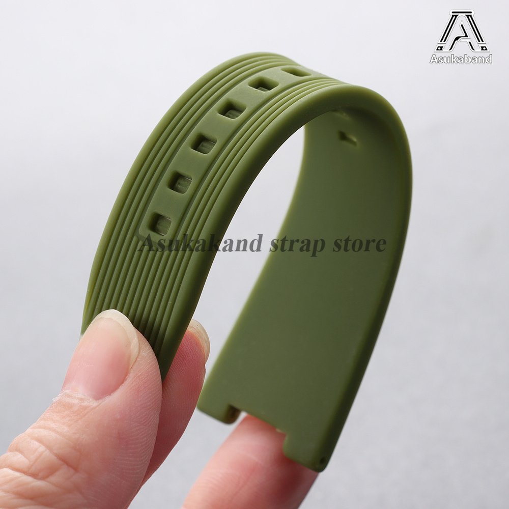 New Silicone Watch Strap for P - Patek Philippe Watch Nautilus 评论和价格