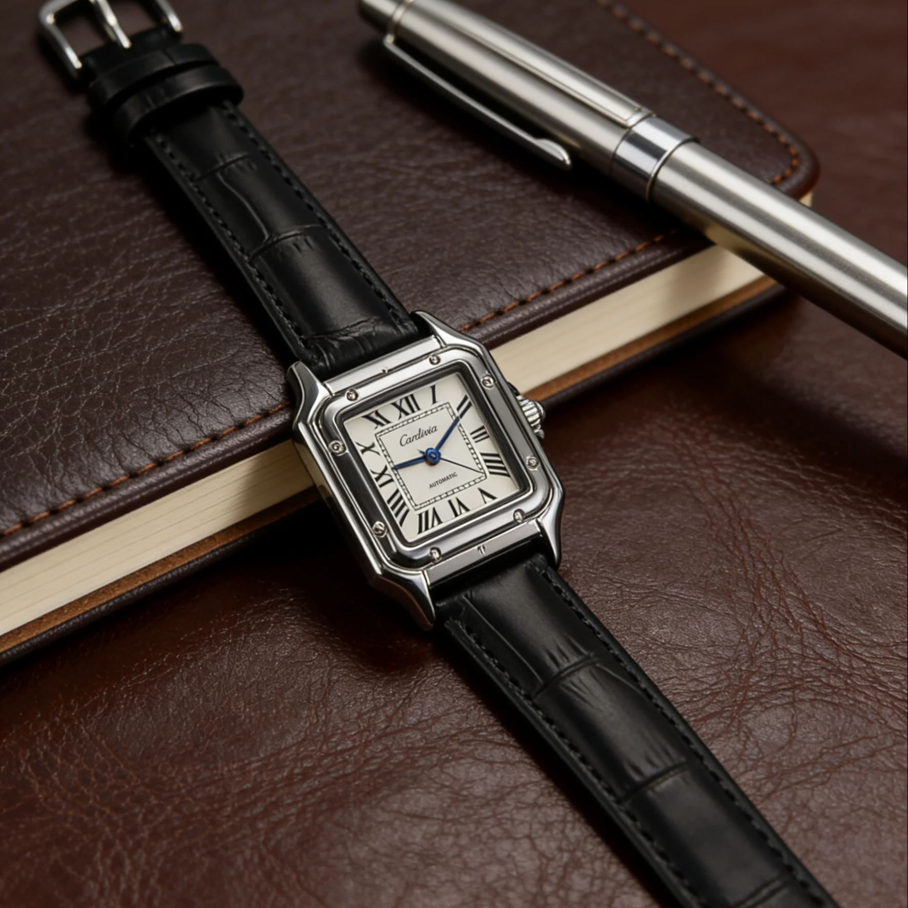 Retro Square Women's Quartz Wa - Cartier Watch Santos 评论和价格