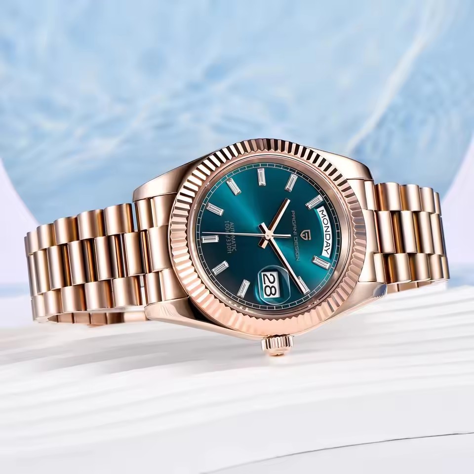 PAGANI DESIGN New Rose Gold Co - Rolex Watch Datejust 评论和价格