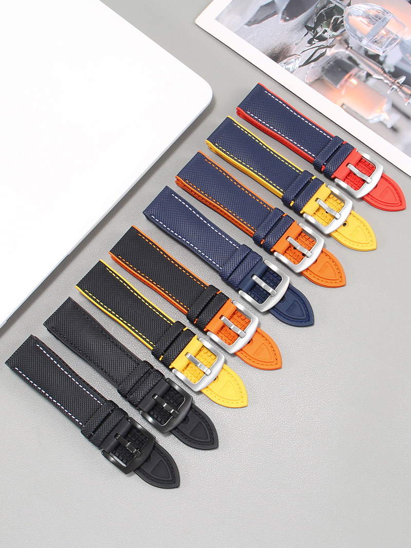 Nylon Textured Watch Strap Sui - Omega Watch Speedmaster 评论和价格