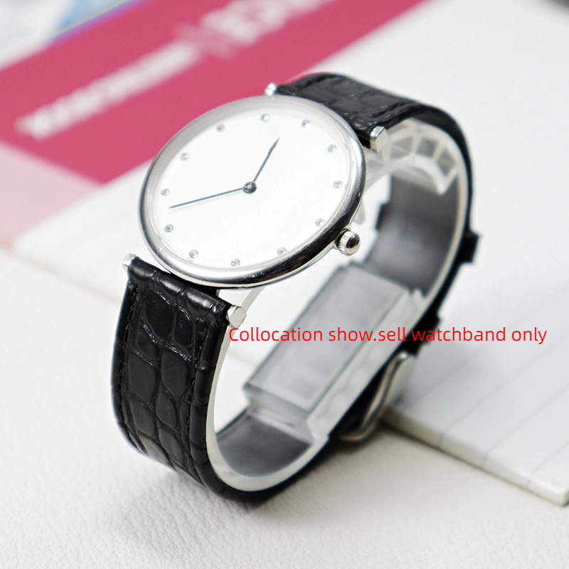 Thin crocodile Genuine leather - Cartier Watch Santos 评论和价格