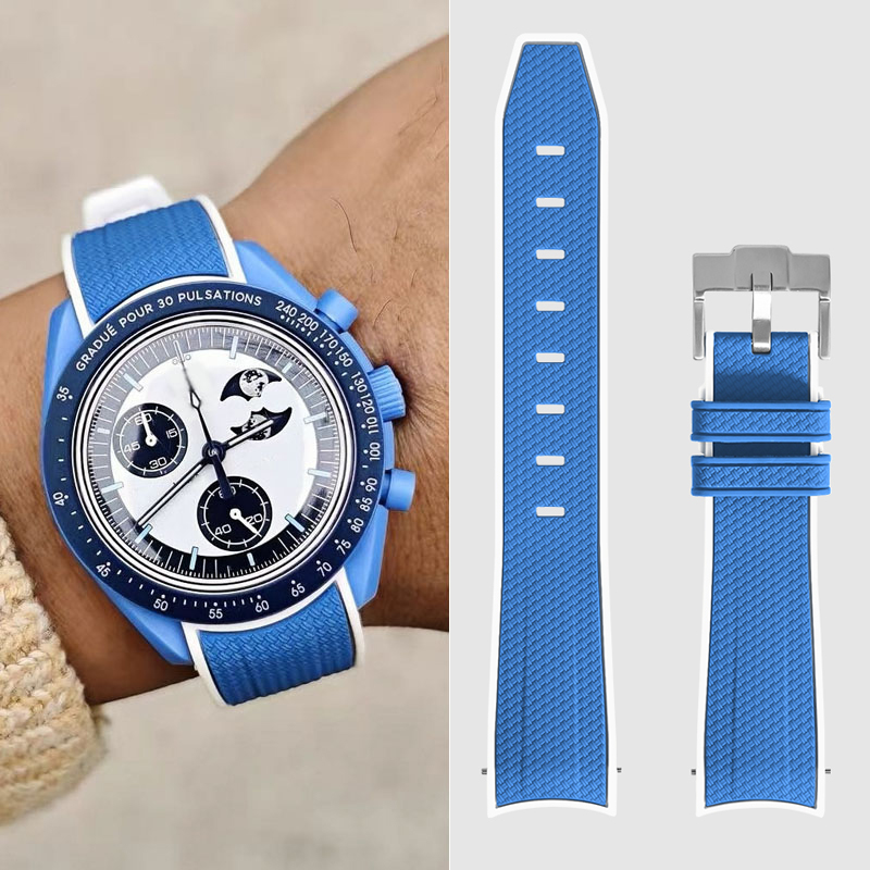 For Omega Swatch 20mm Curve Wa - Omega Watch Speedmaster 评论和价格