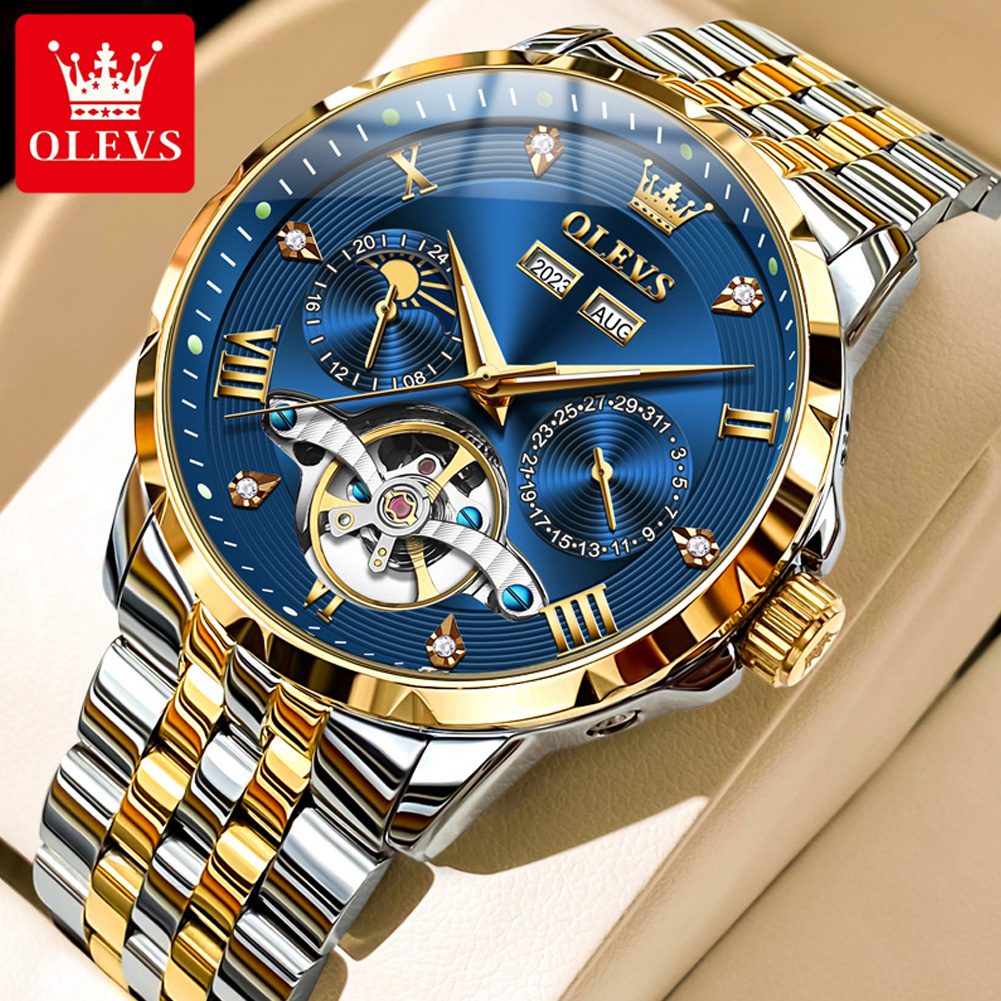 OLEVS 6691 Men Watch Luxury Bu - Rolex Watch Daytona 评论和价格