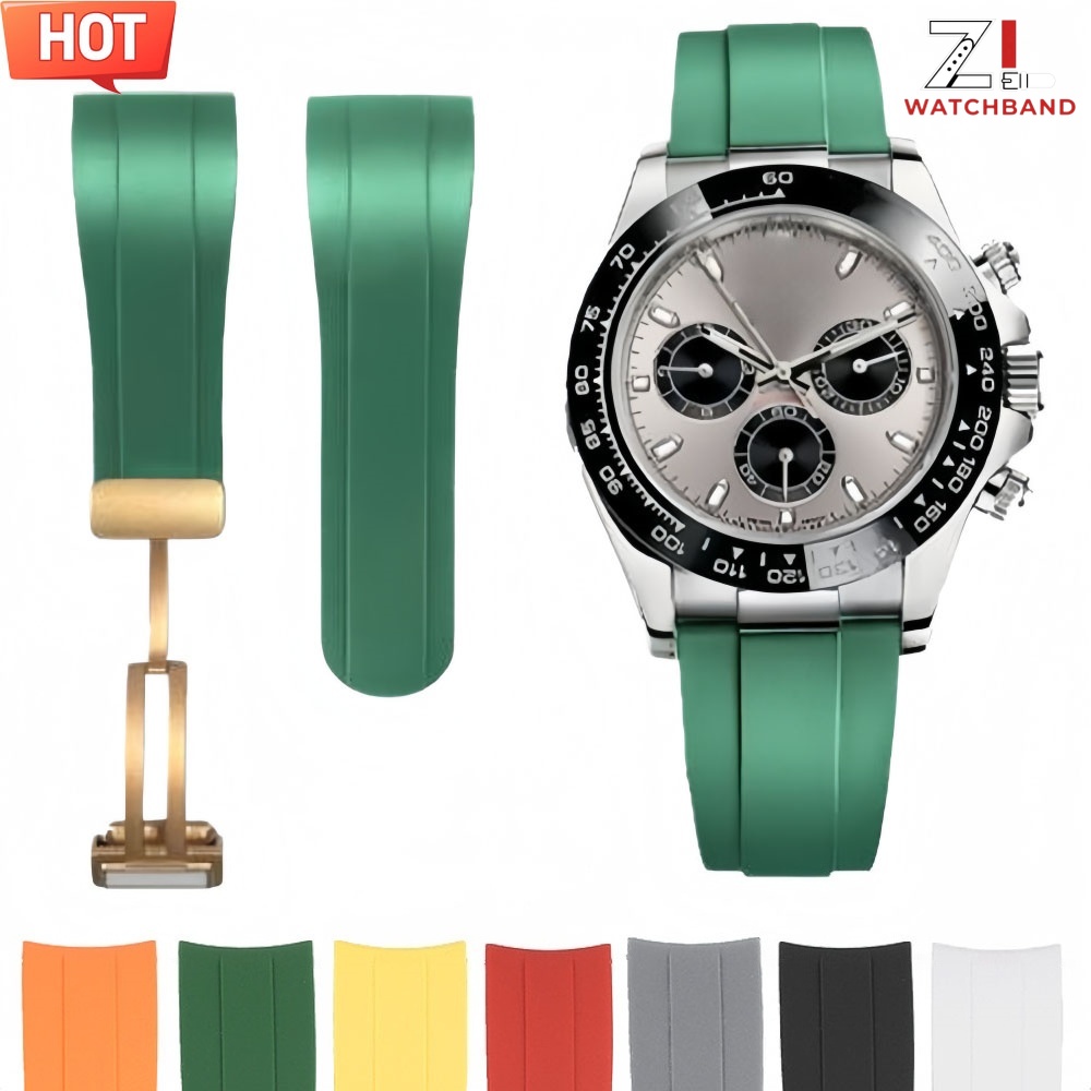 for Rolex 22mm Rubber Strap Su - Rolex Watch Submariner 评论和价格