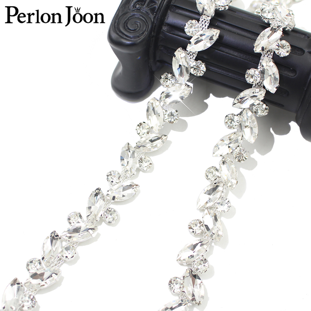 Leaf Round Crystal Rhinestone  - Perlon Strap Woven 评论和价格