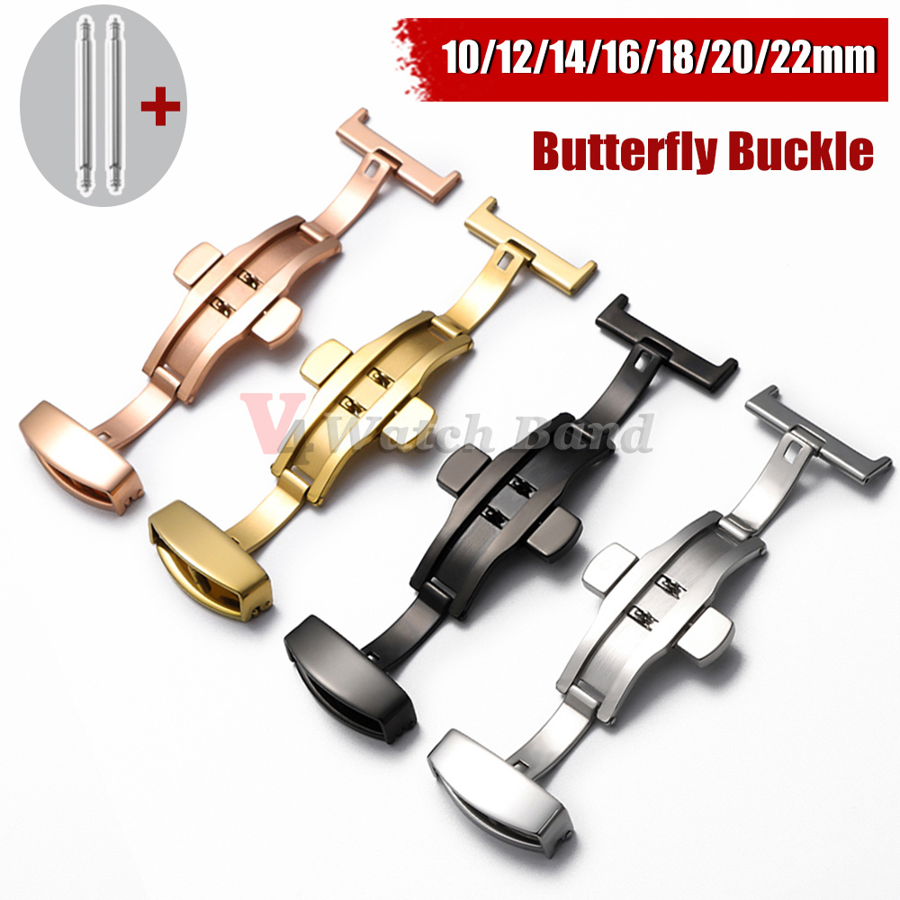 Stainless Steel Clasp Strap fo - Butterfly Clasp Deployant 评论和价格