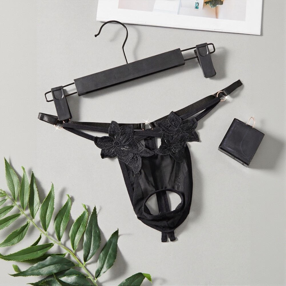 Men Lace G‑String Underwear Fl - Mesh Strap Metal 评论和价格