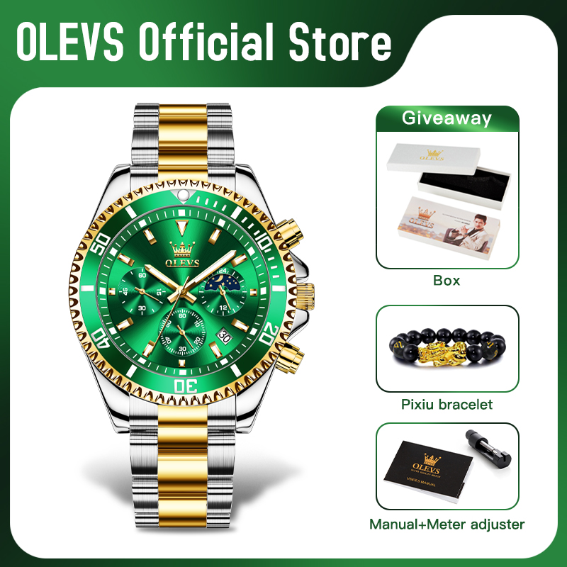 OLEVS 2870 Men's Watch Top Bra - Rolex Watch Datejust 评论和价格