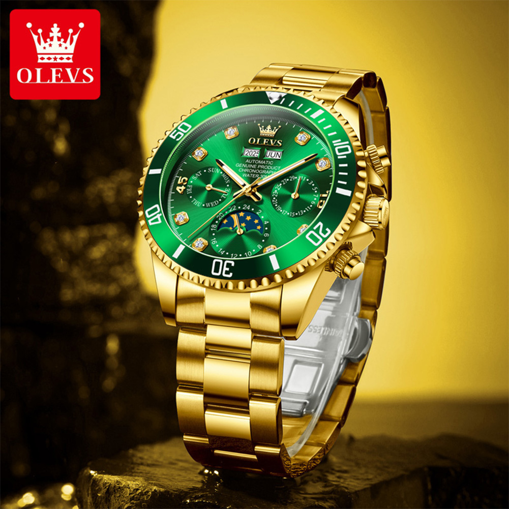 OLEVS 6729 Automatic Watch Man - Rolex Watch Datejust 评论和价格
