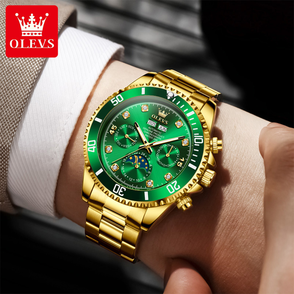 OLEVS 6729 Automatic Watch Man - Rolex Watch Datejust 评论和价格