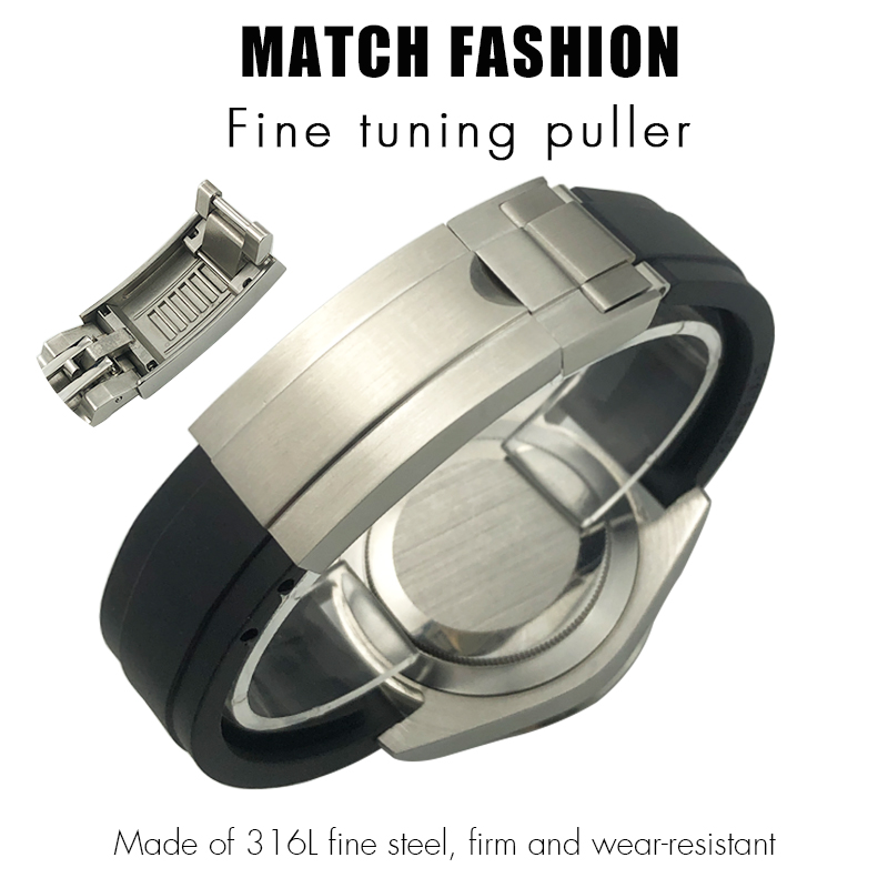 Rubber Watchband 18mm 20mm 21m - Rolex Watch Submariner 评论和价格