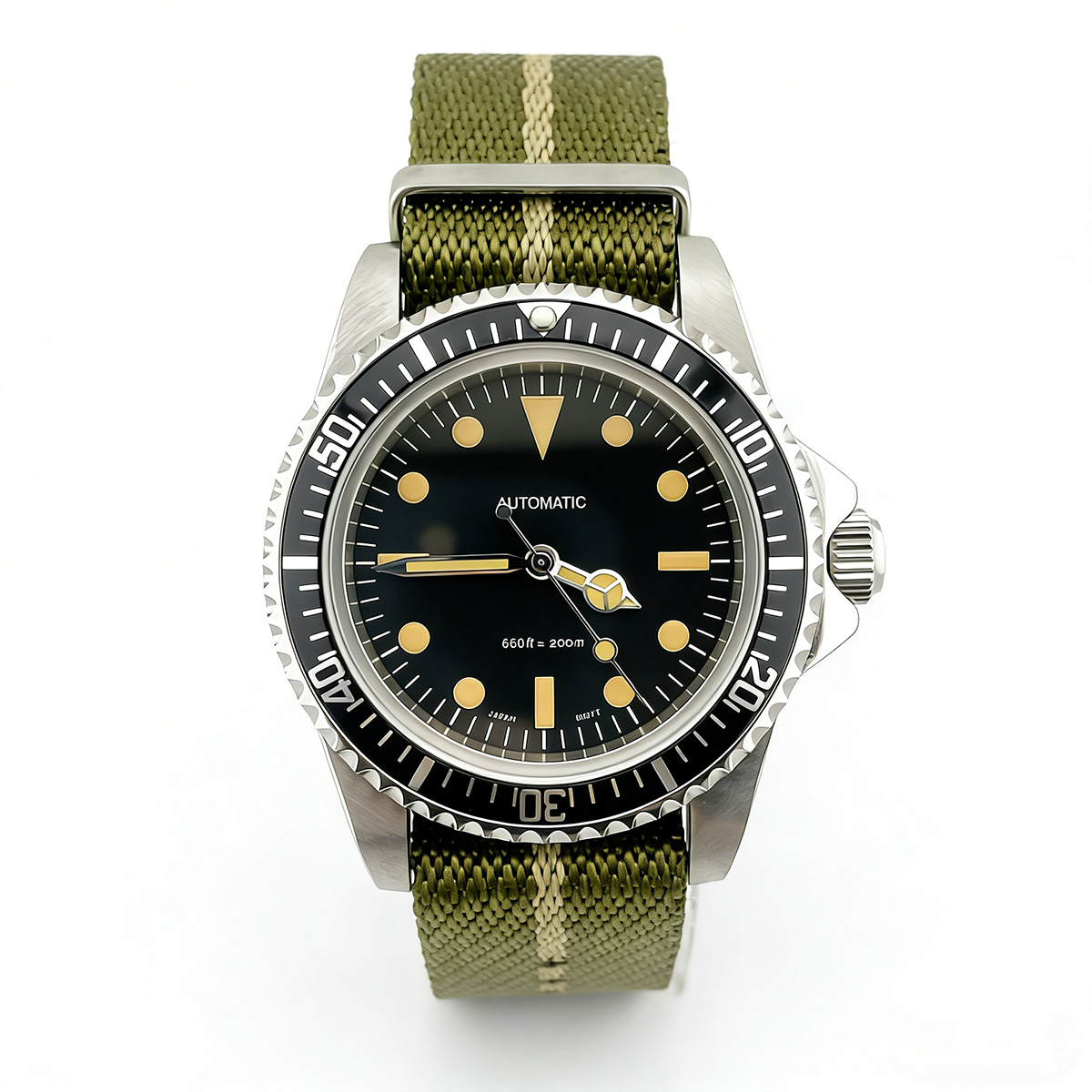 39.5mm Diver Retro Watch Sapph - Tropic Strap Vintage 评论和价格