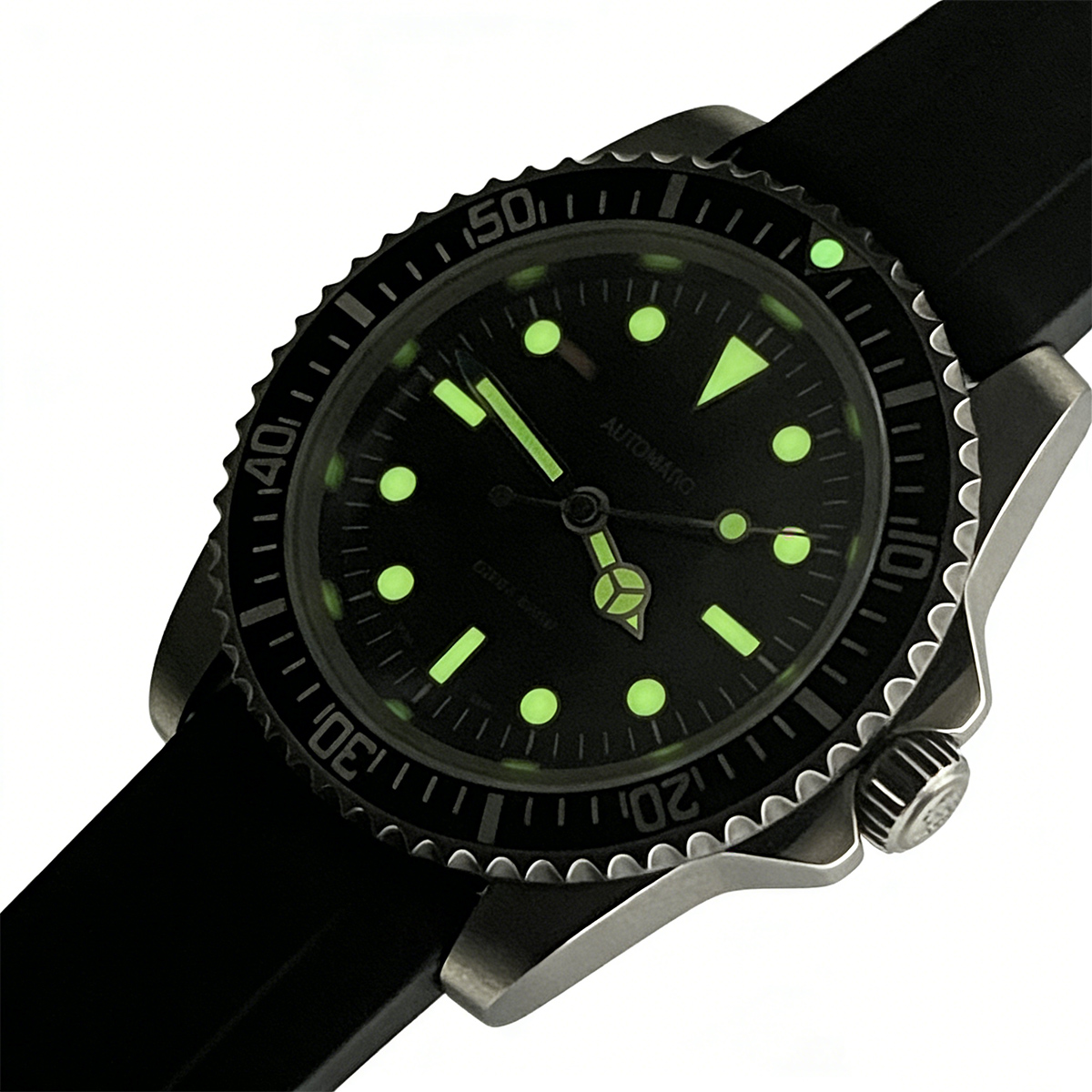39.5mm Diver Retro Watch Sapph - Tropic Strap Vintage 评论和价格